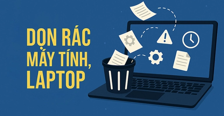 6 cách dọn rác máy tính hiệu quả giúp máy chạy mượt mà