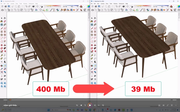 7 Cách làm nhẹ file SketchUp hiệu quả nhất 2026