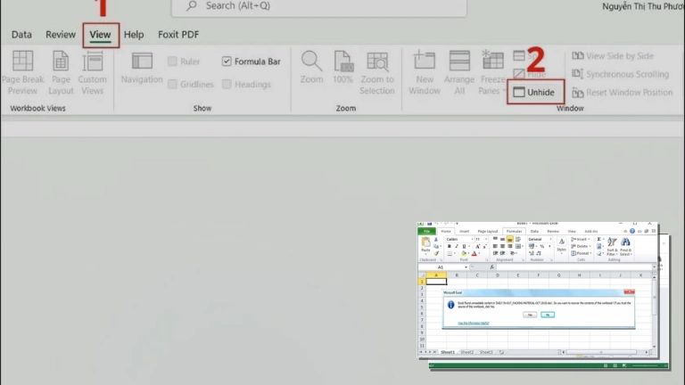 Cách sửa lỗi file excel bị lỗi không mở được đơn giản và nhanh nhất 2026